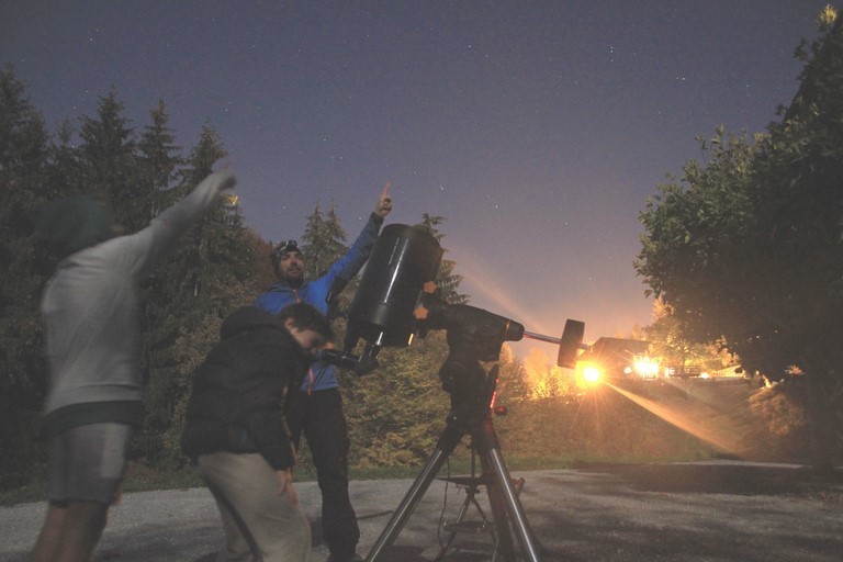 Observation du ciel au télescope
